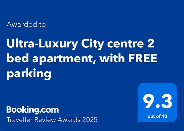 Ultra-Luxury City Centre 2 Bed Apartment, With Free Parking