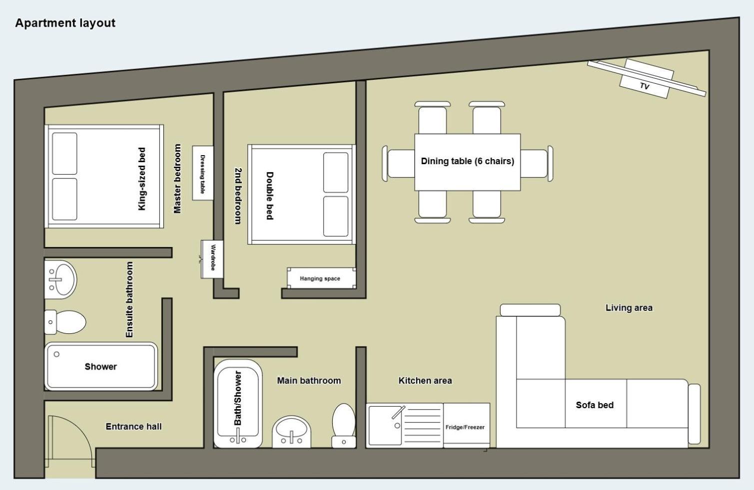 Ultra-luxury Centre 2 Bed Apartment, With Free Parking Apartment *